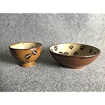 工房十鶴　コーヒー豆模様　小皿 2枚セット 沖縄・読谷村 工房十鶴 (jikkaku) × VENICE8 COFFEE HOUSE 別注